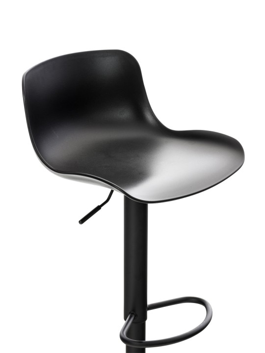 Set van 2 barkrukken Almada, zwart Set van 2 barkrukken Almada, zwart