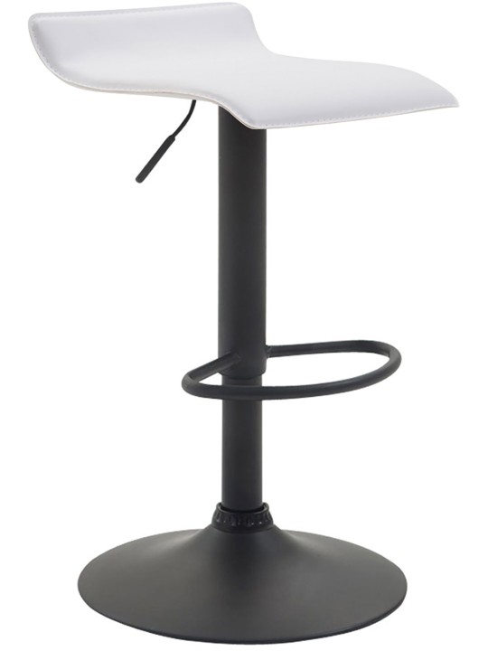 Barkruk Dyn V2 kunstleer, wit
