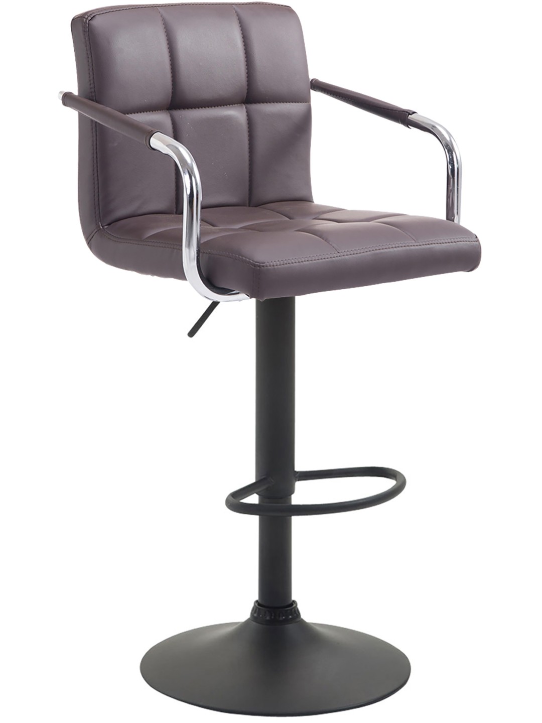 Barkruk Lucy V2 zwart, bruin