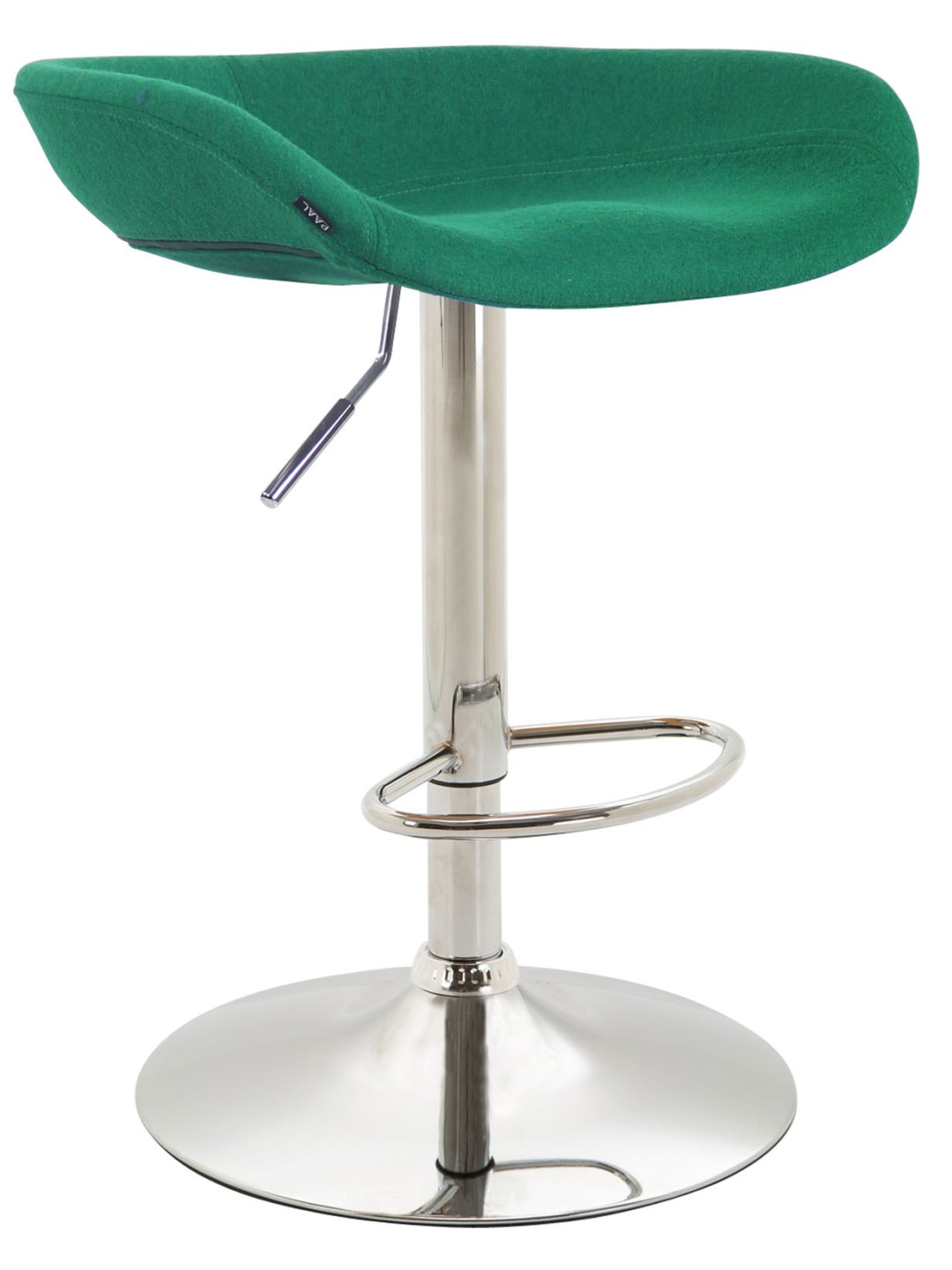Barkruk Anaheim vilt chroom, groen