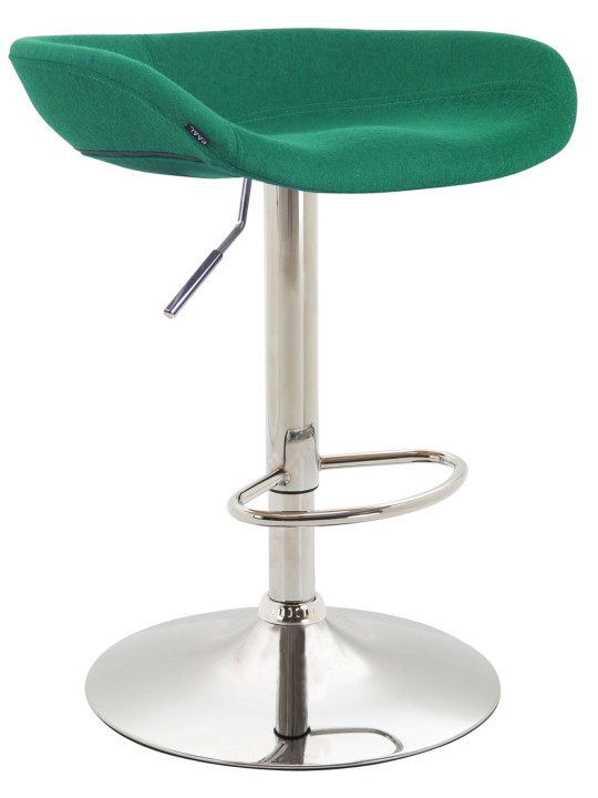 Barkruk Anaheim vilt chroom, groen Barkruk Anaheim vilt chroom, groen