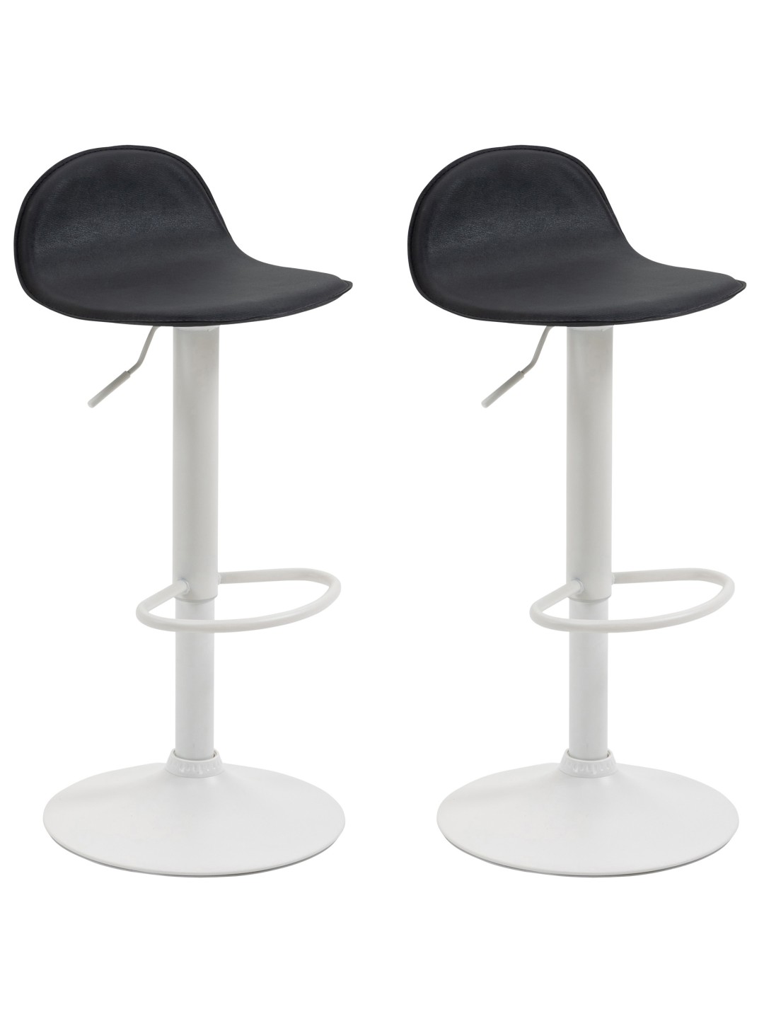 Set van 2 barkrukken Lana V2, zwart