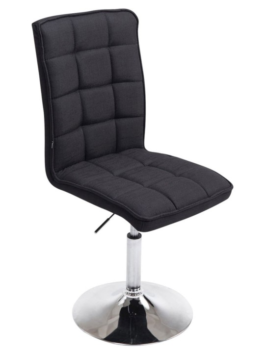 Set van 2 eetkamerstoelen Peking V2 stof, zwart Set van 2 eetkamerstoelen Peking V2 stof, zwart