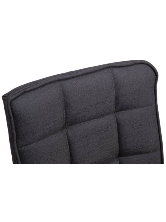 Set van 2 eetkamerstoelen Peking V2 stof, zwart Set van 2 eetkamerstoelen Peking V2 stof, zwart