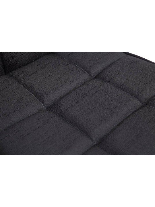 Set van 2 eetkamerstoelen Peking V2 stof, zwart Set van 2 eetkamerstoelen Peking V2 stof, zwart