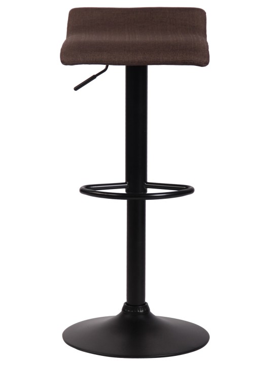 Barkruk Dyn V2 stof zwart, bruin