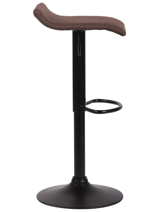 Barkruk Dyn V2 stof zwart, bruin