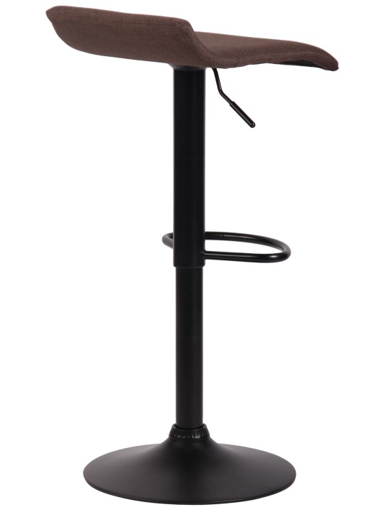 Barkruk Dyn V2 stof zwart, bruin