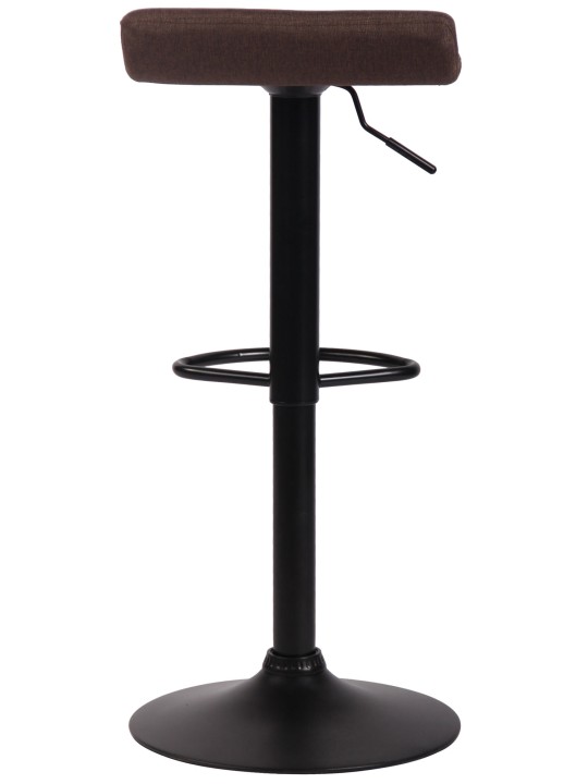 Barkruk Dyn V2 stof zwart, bruin