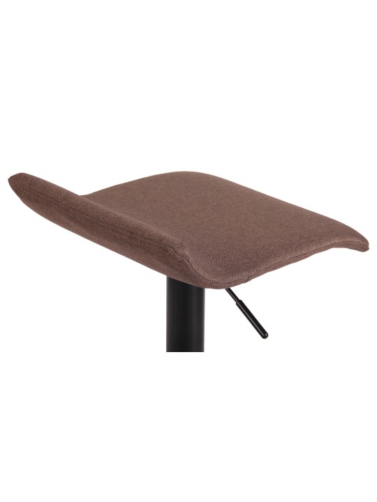 Barkruk Dyn V2 stof zwart, bruin