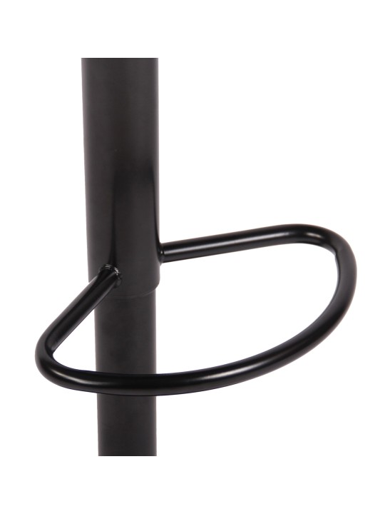 Barkruk Dyn V2 stof zwart, bruin