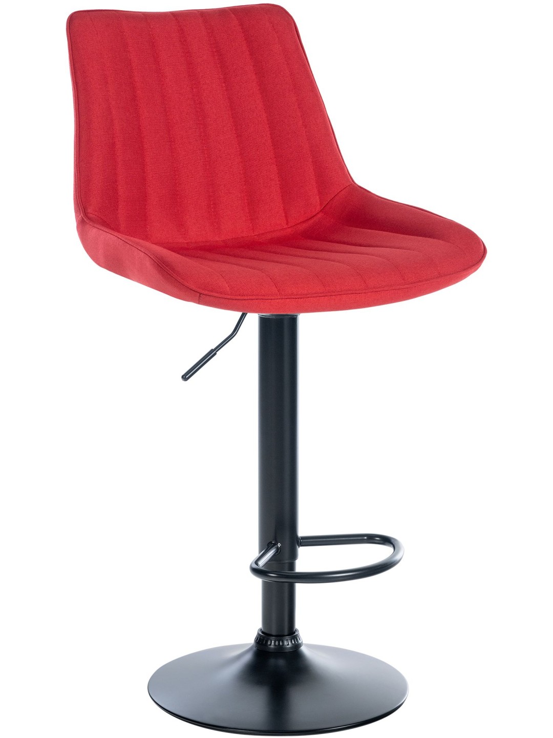 Barkruk Toni stof, rood