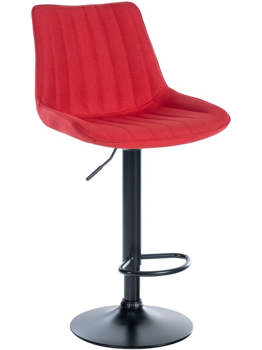 Barkruk Toni stof, rood