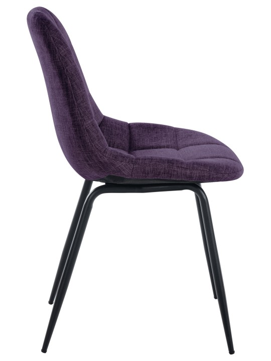 Stoel Tom stof, paars
