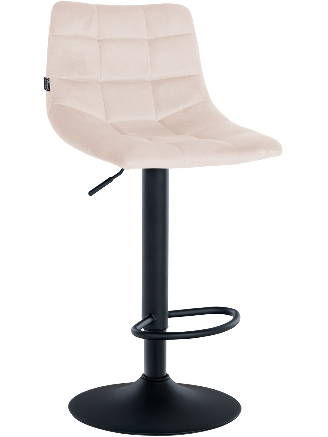Barkruk Jerry fluweel, beige