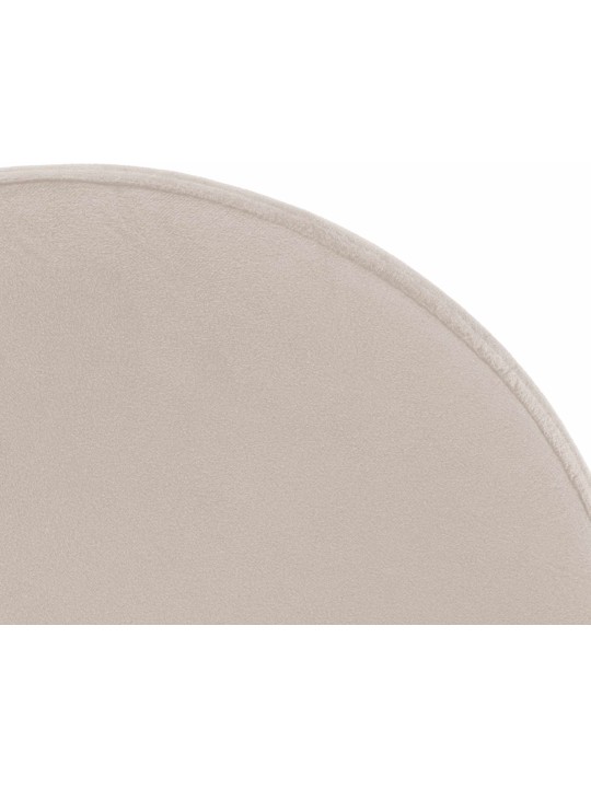 Barkruk Ponte fluweel chroom, crème