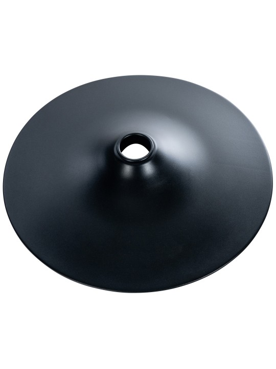 Bodemschotel 45 cm, zwart