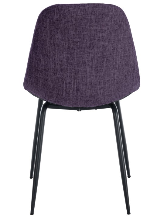 Set van 2 stoelen Tom stof, paars Set van 2 stoelen Tom stof, paars