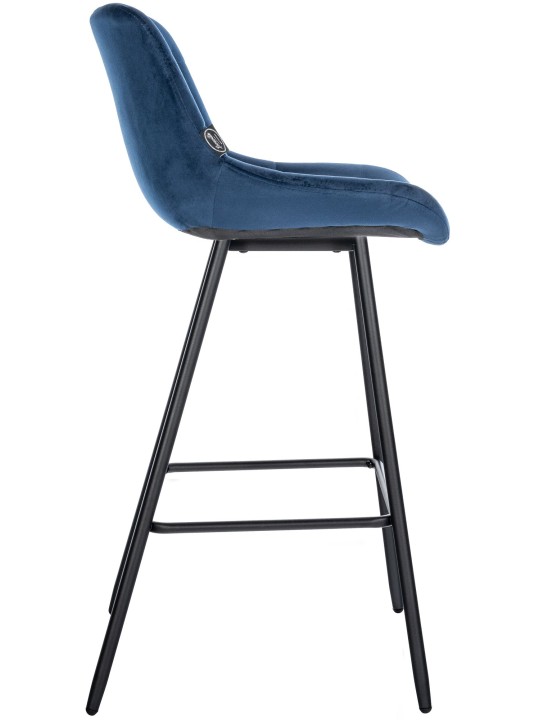 Barkruk Weston fluweel, blauw Barkruk Weston fluweel, blauw