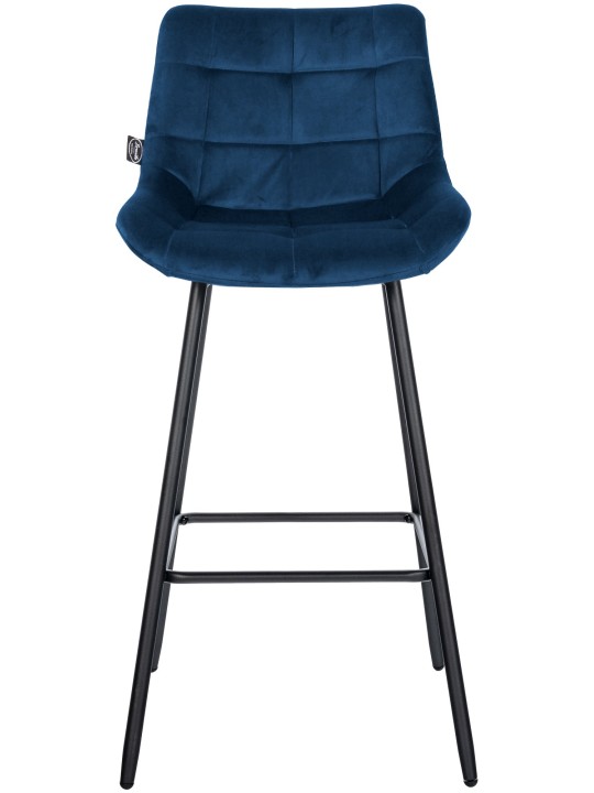 Barkruk Weston fluweel, blauw Barkruk Weston fluweel, blauw