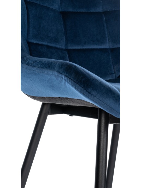 Barkruk Weston fluweel, blauw Barkruk Weston fluweel, blauw