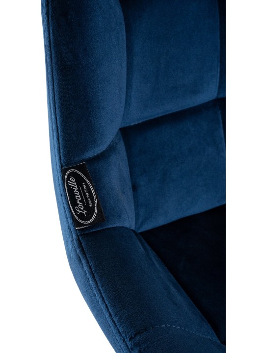 Barkruk Weston fluweel, blauw Barkruk Weston fluweel, blauw