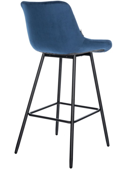 Barkruk Weston fluweel, blauw Barkruk Weston fluweel, blauw