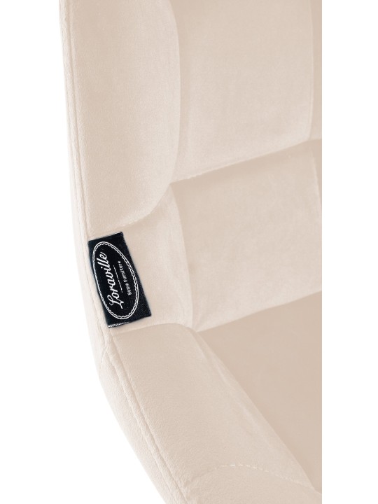 Barkruk Weston fluweel, crème Barkruk Weston fluweel, crème