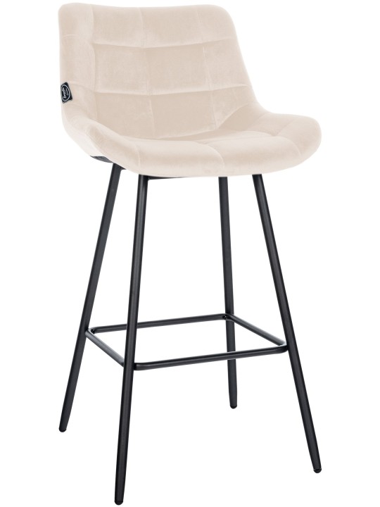 Barkruk Weston fluweel, crème Barkruk Weston fluweel, crème