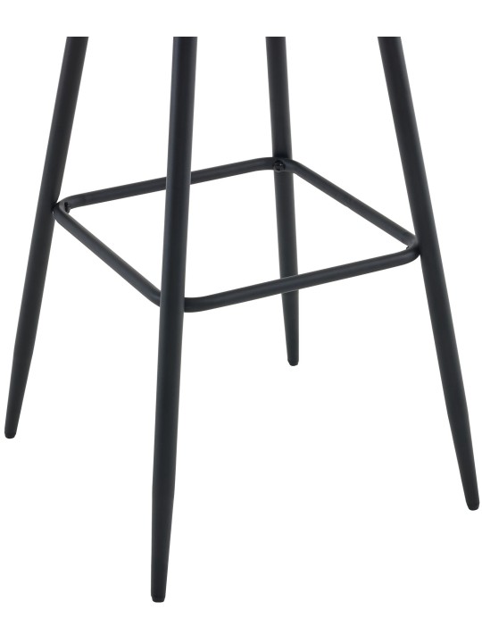 Barkruk Dartford fluweel, zwart Barkruk Dartford fluweel, zwart