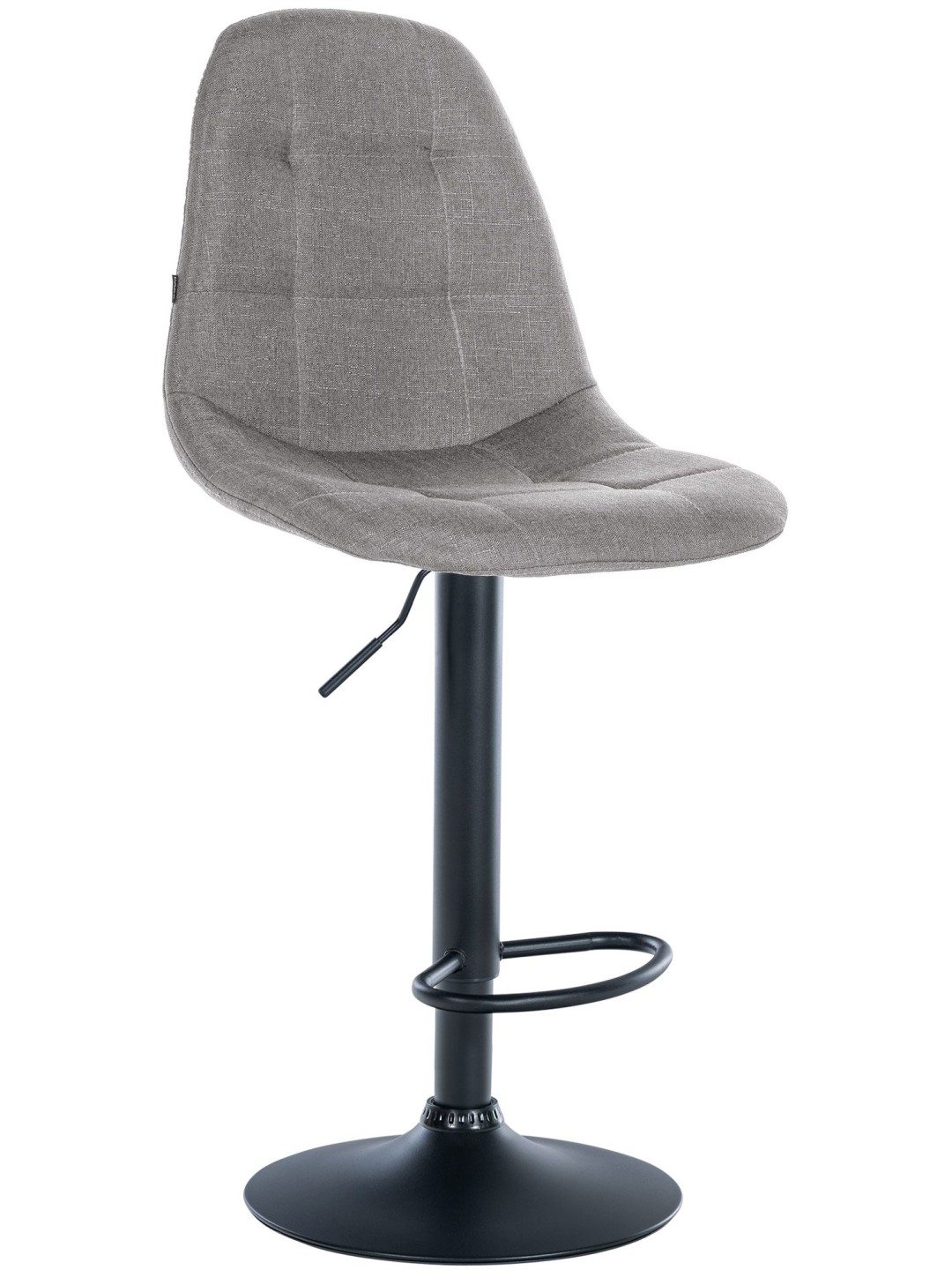 Barkruk Elmore stof B, grijs