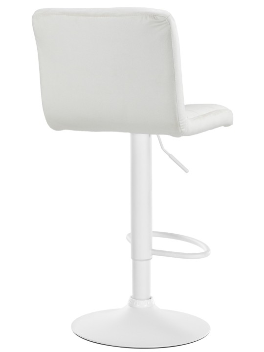 Set van 2 barkrukken Peru fluweel, crème