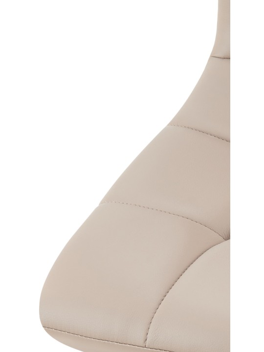 Set van 4 eetkamerstoelen Antibes kunstleer, taupe Set van 4 eetkamerstoelen Antibes kunstleer, taupe