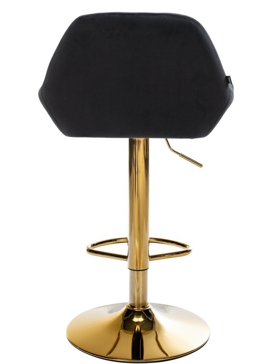 Barkruk Braga Goud Fluweel, zwart Barkruk Braga Goud Fluweel, zwart