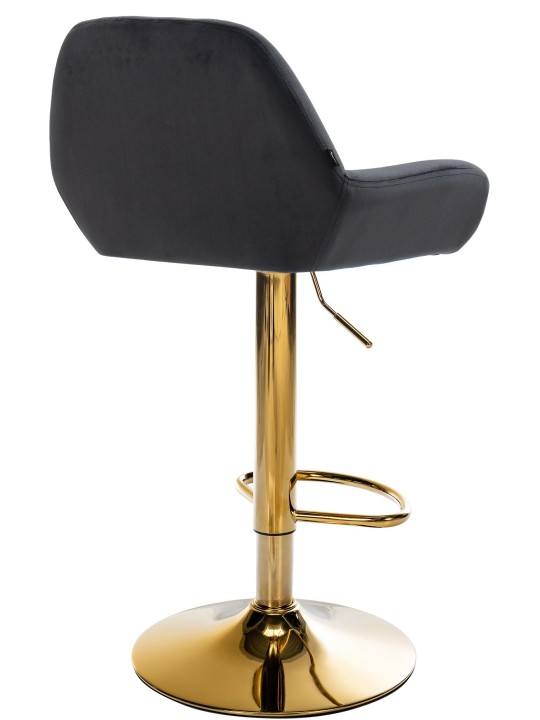 Barkruk Braga Goud Fluweel, zwart Barkruk Braga Goud Fluweel, zwart