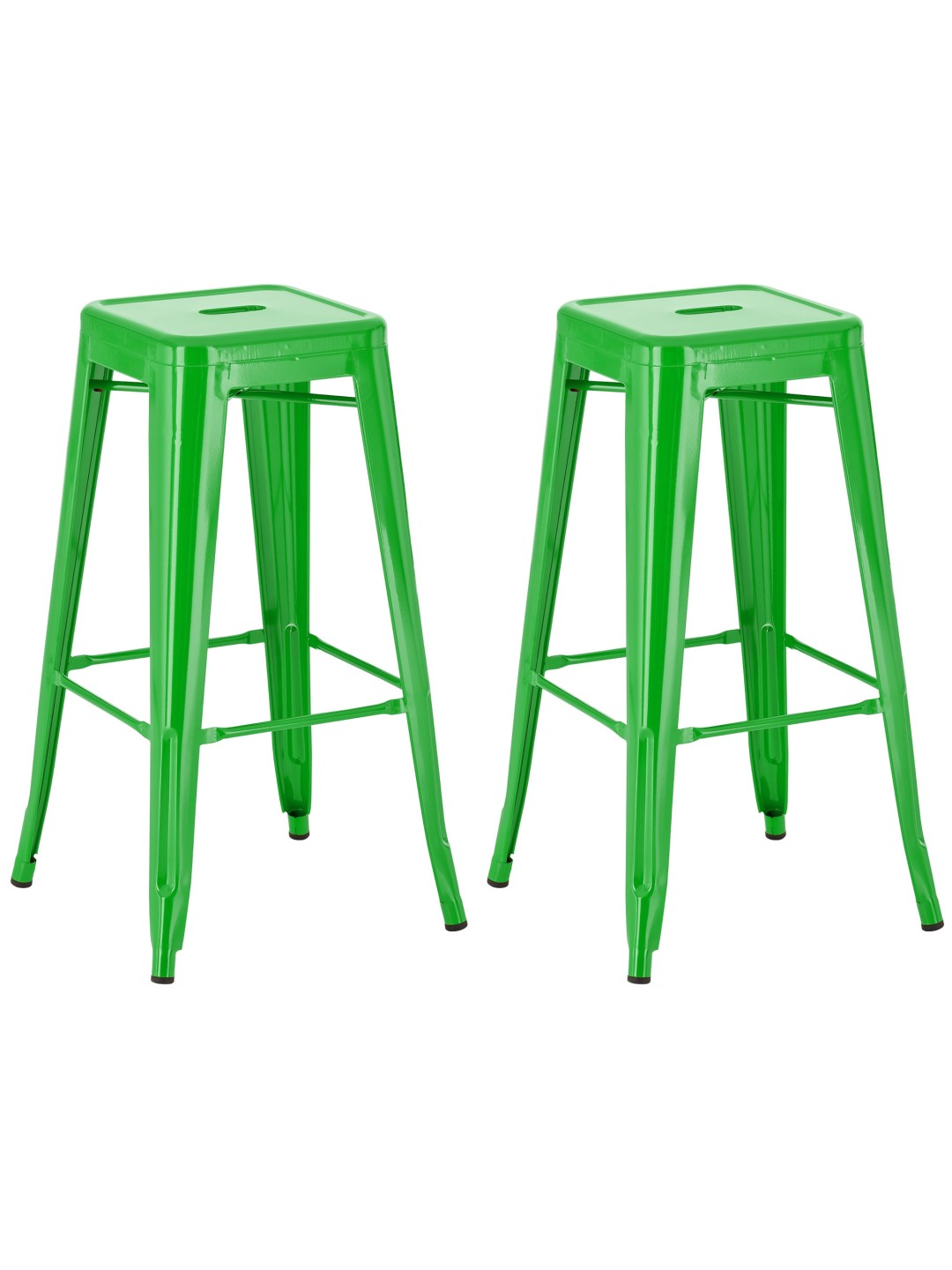 Set van 2 barkrukken Joshua, groen