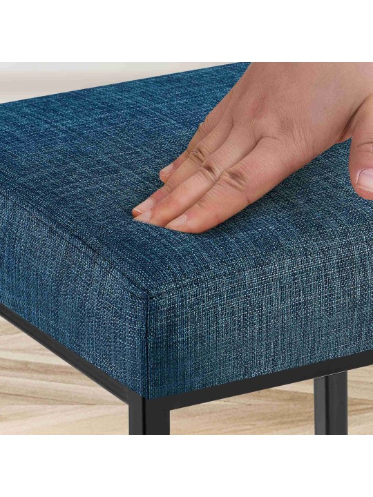 Barkruk Montreal B85 stof, blauw