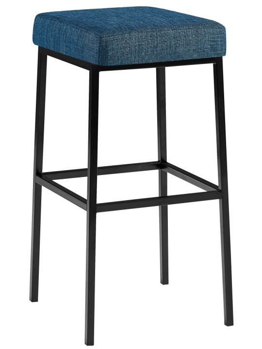 Barkruk Montreal B80 stof, blauw