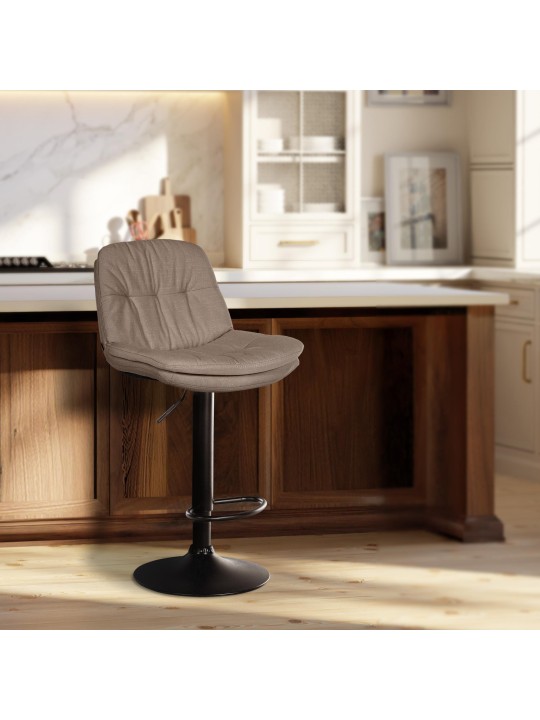 Barkruk Laurel stof, taupe