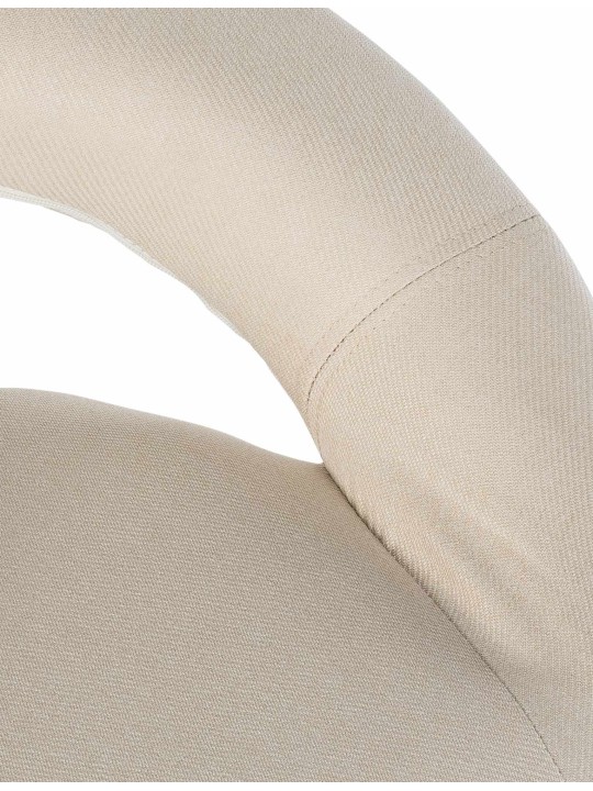 Set van 2 barkrukken Olinda stof zwart, crème Set van 2 barkrukken Olinda stof zwart, crème