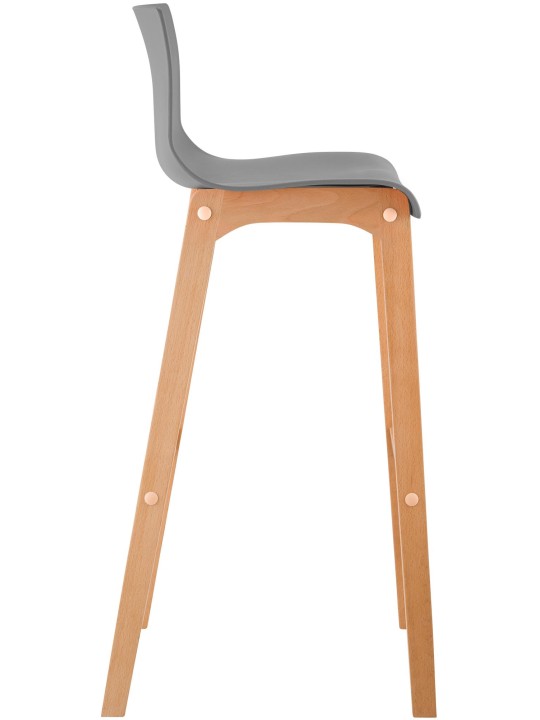 Barkruk Hoover Natura 4-poots frame, grijs Barkruk Hoover Natura 4-poots frame, grijs