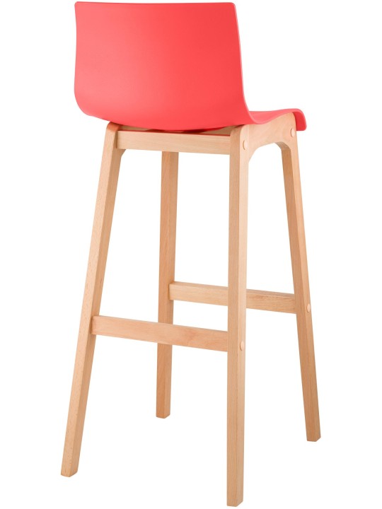 Barkruk Hoover Natura 4-poots frame, rood Barkruk Hoover Natura 4-poots frame, rood