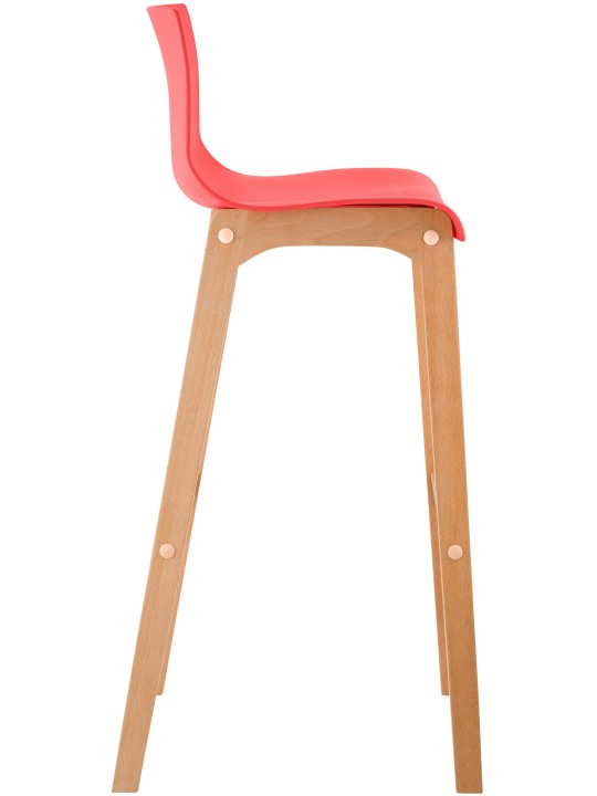 Barkruk Hoover Natura 4-poots frame, rood Barkruk Hoover Natura 4-poots frame, rood