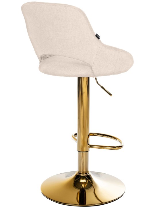 Barkruk Milet stof goud, crème Barkruk Milet stof goud, crème
