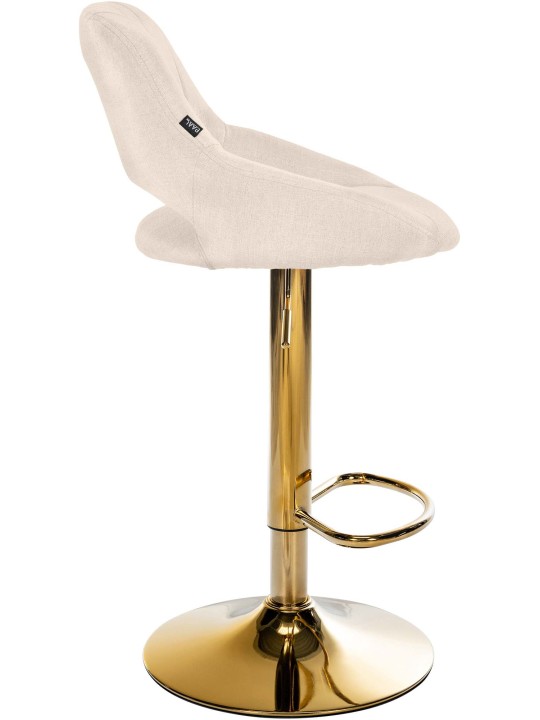 Barkruk Milet stof goud, crème Barkruk Milet stof goud, crème