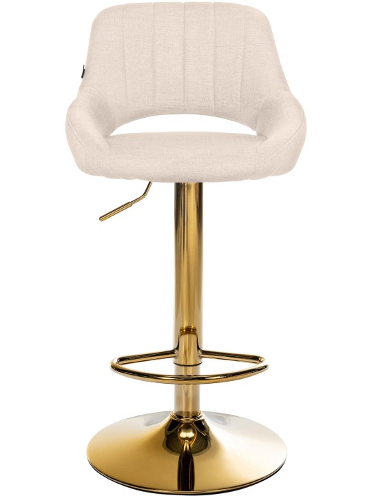 Barkruk Milet stof goud, crème Barkruk Milet stof goud, crème