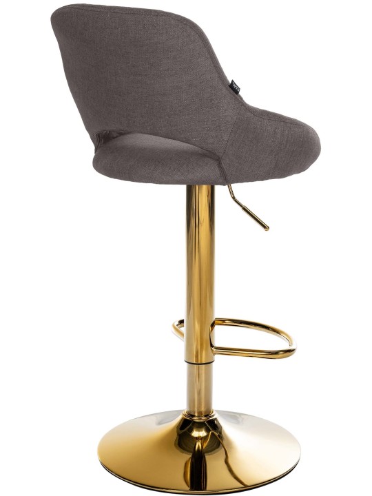Barkruk Milet stof goud, donkergrijs Barkruk Milet stof goud, donkergrijs