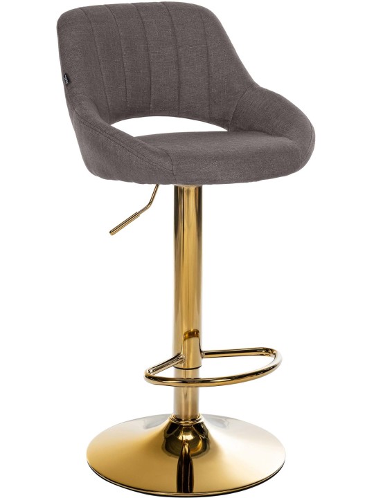 Barkruk Milet stof goud, donkergrijs Barkruk Milet stof goud, donkergrijs