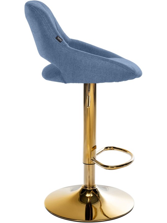 Set van 2 barkrukken Milet stof G, blauw