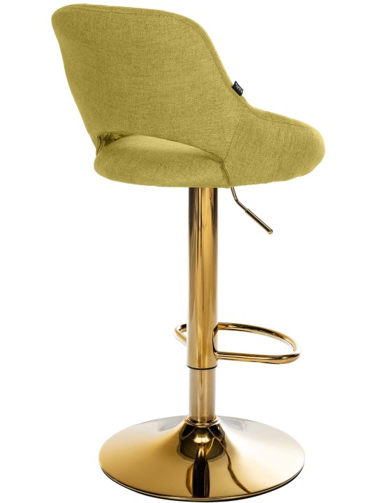 Set van 2 barkrukken Milet stof G, groen